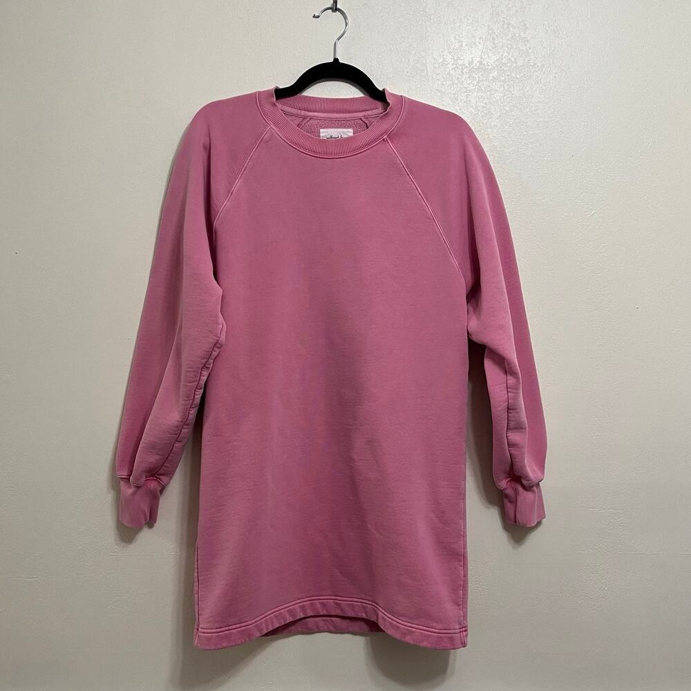 Wilfred Free Women's Pink Sweatshirt Dress Size S
